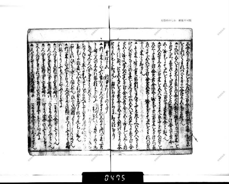 廣益(改筭)塵劫記大成 宝永六 下浦文庫6‐227 - ページ 62