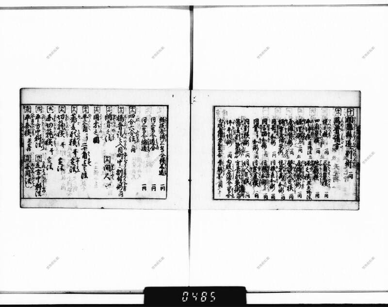 (古今増補)算法重寶記改成 正德五 下浦文庫9-301 - ページ 9