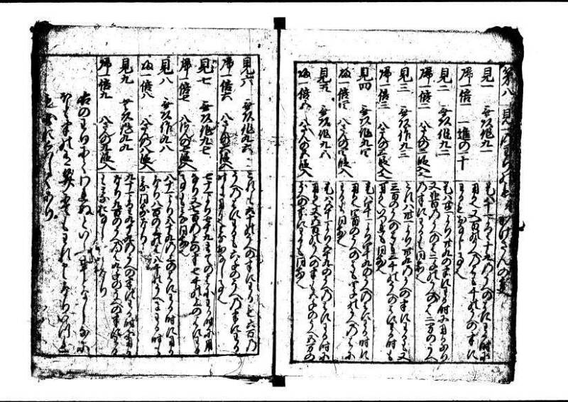 新編(新板)塵劫記  寬文九 狩7-19843-1 - ページ 12