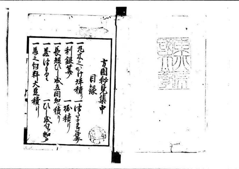 方圓祕見集 寛文七〈江戸〉板木屋甚九郎 狩7-20558-3 写真だけ違う - ページ 33