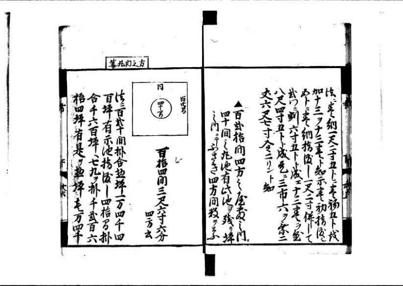 方圓祕見集 寛文七〈江戸〉板木屋甚九郎 狩7-20558-3 写真だけ違う - ページ 110