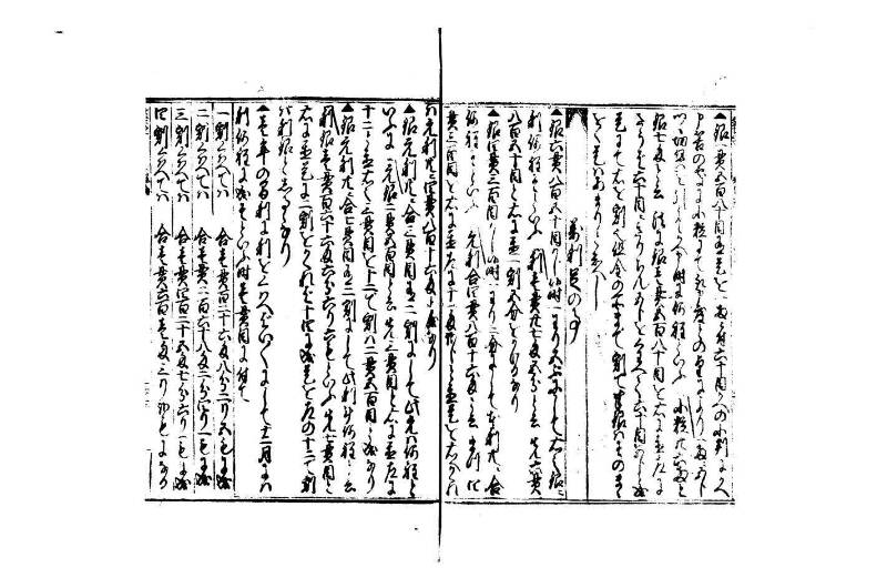 廣益(改筭)塵劫記大成 宝永六 狩7-31253-1 - ページ 34