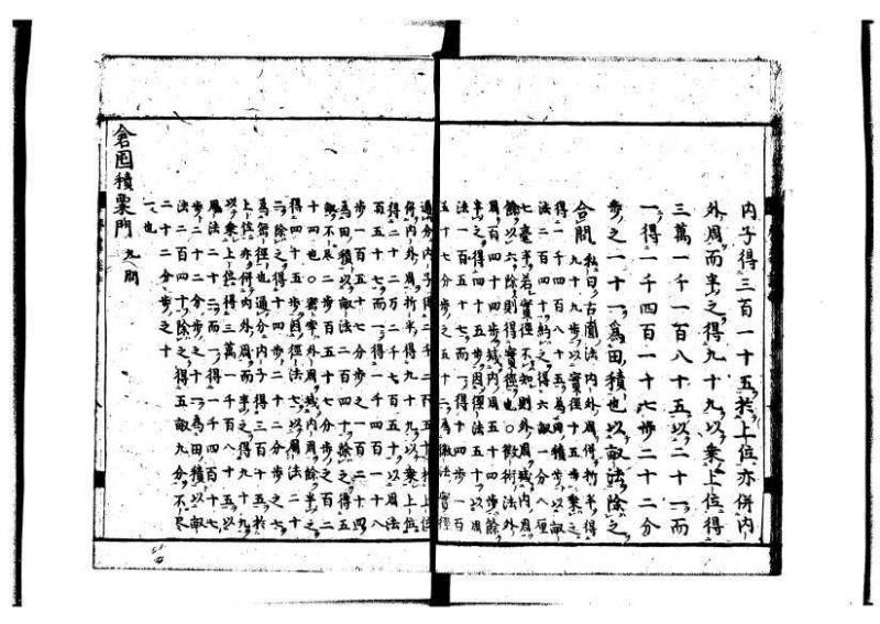 新編筭学啓蒙註解 萬治一 洛陽柳枝軒蔵版 狩7-31520-4 - ページ 54
