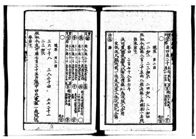 新編直指算法統宗 延寶三 狩7-31523-1 - ページ 37
