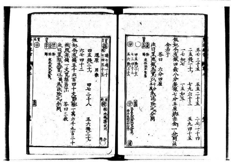 新編直指算法統宗 延寶三 狩7-31523-1 - ページ 56