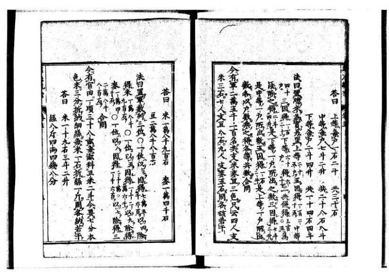 新編直指算法統宗 延寶三 狩7-31523-1 - ページ 148