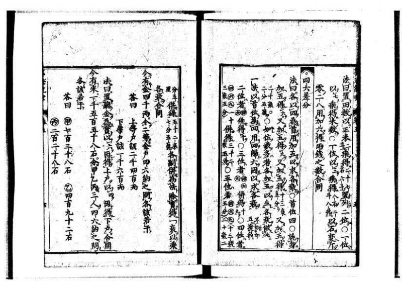 新編直指算法統宗 延寶三 狩7-31523-1 - ページ 149
