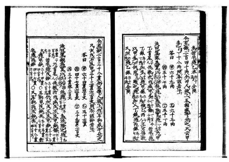 新編直指算法統宗 延寶三 狩7-31523-1 - ページ 162