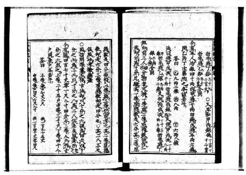 新編直指算法統宗 延寶三 狩7-31523-1 - ページ 163