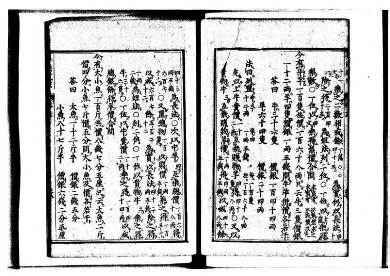 新編直指算法統宗 延寶三 狩7-31523-1 - ページ 171