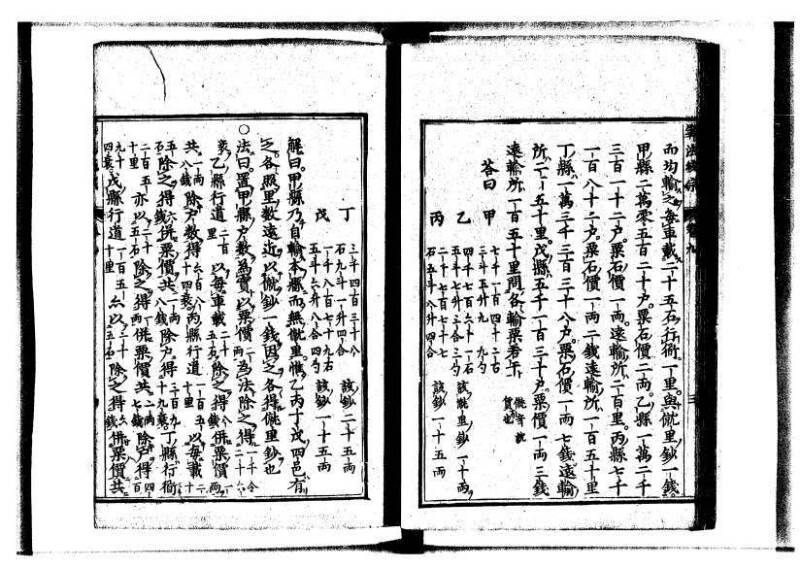新編直指算法統宗 延寶三 狩7-31523-1 - ページ 260
