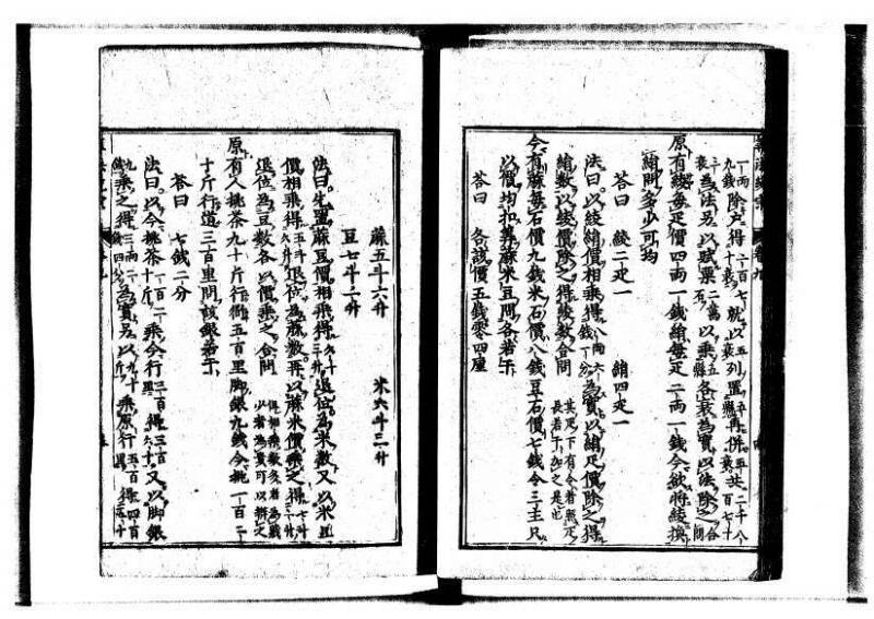 新編直指算法統宗 延寶三 狩7-31523-1 - ページ 261