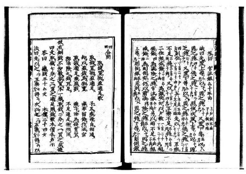 新編直指算法統宗 延寶三 狩7-31523-1 - ページ 280