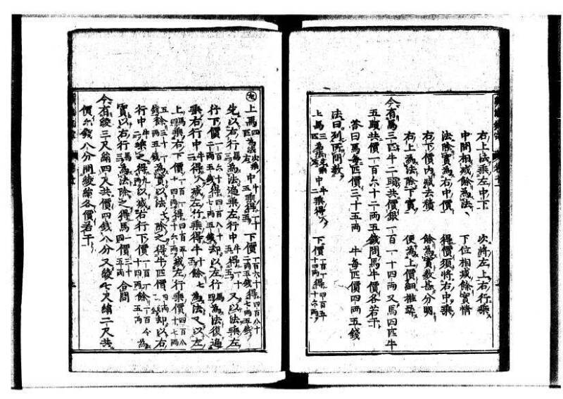 新編直指算法統宗 延寶三 狩7-31523-1 - ページ 283