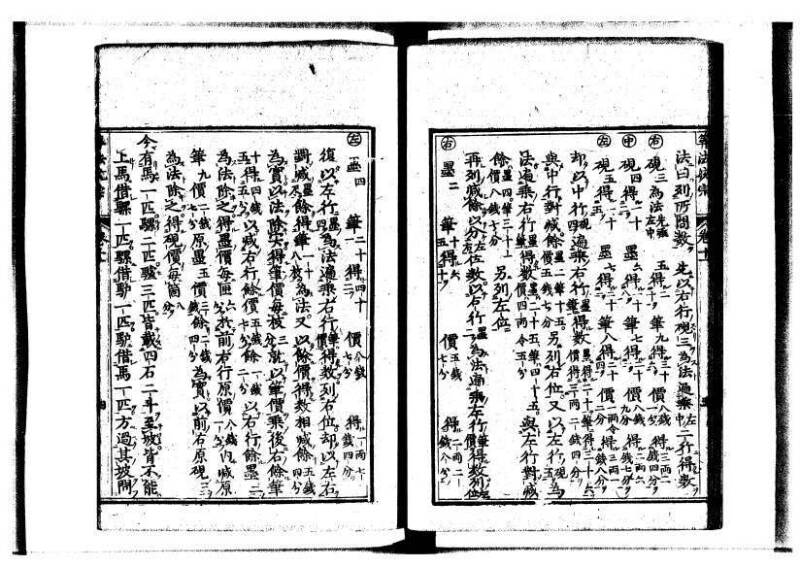新編直指算法統宗 延寶三 狩7-31523-1 - ページ 285