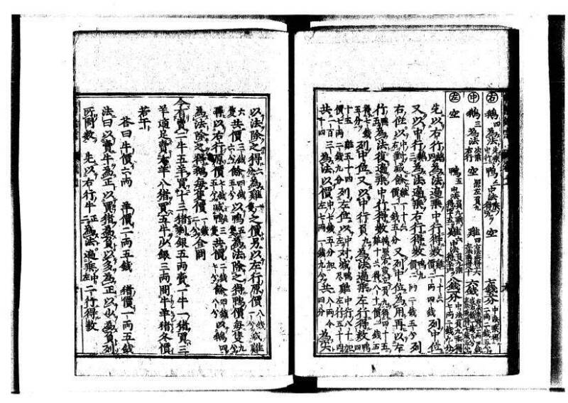 新編直指算法統宗 延寶三 狩7-31523-1 - ページ 288