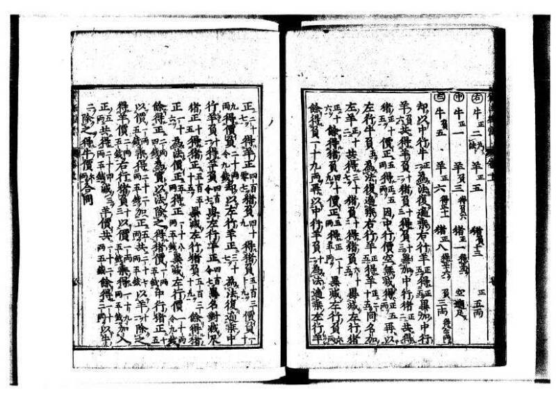 新編直指算法統宗 延寶三 狩7-31523-1 - ページ 289