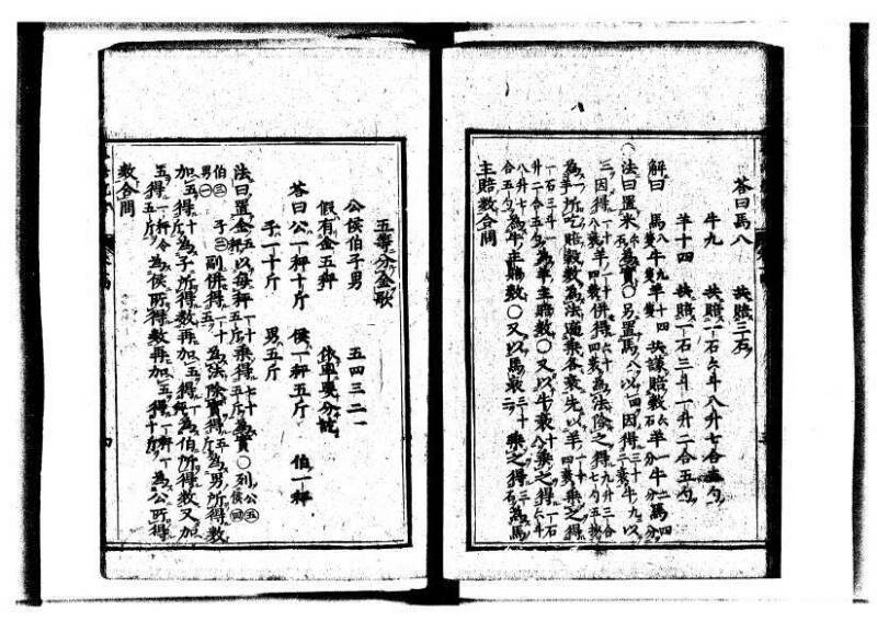 新編直指算法統宗 延寶三 狩7-31523-1 - ページ 335