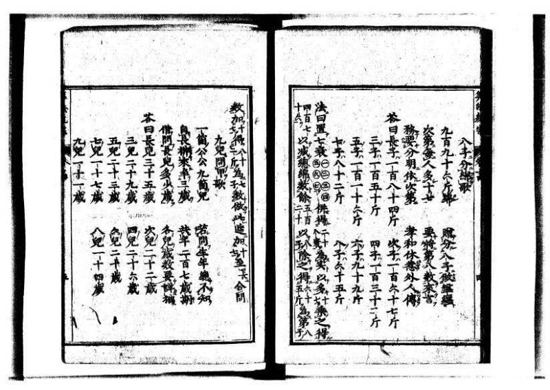 新編直指算法統宗 延寶三 狩7-31523-1 - ページ 336