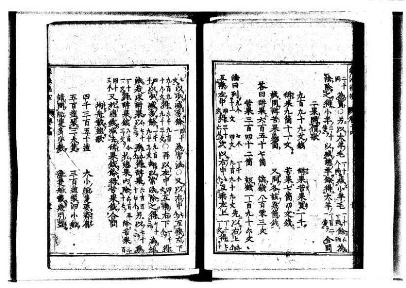 新編直指算法統宗 延寶三 狩7-31523-1 - ページ 342