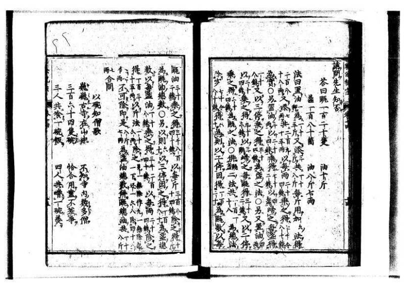 新編直指算法統宗 延寶三 狩7-31523-1 - ページ 346