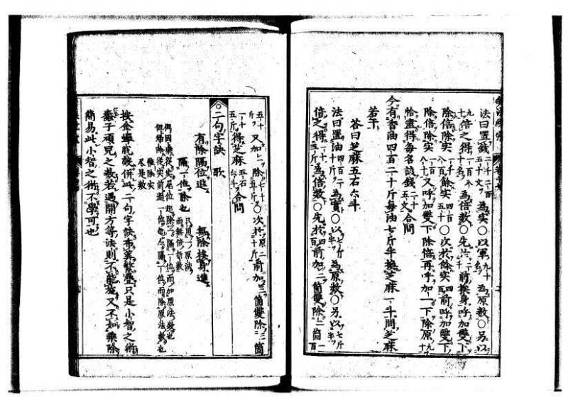 新編直指算法統宗 延寶三 狩7-31523-1 - ページ 383