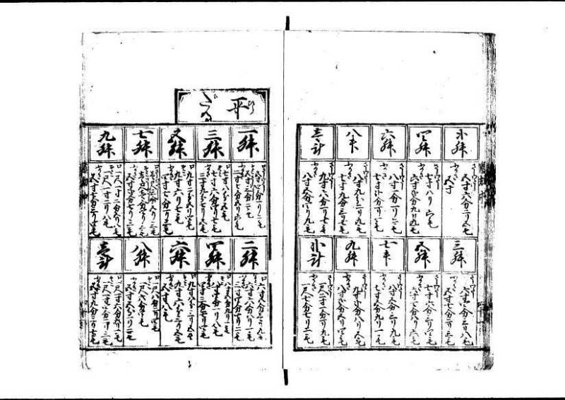 新編塵劫記 寬永十八霜月 藤原集書001 - ページ 97