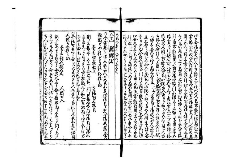 改算塵劫記 宝永元 藤原集書248 - ページ 80
