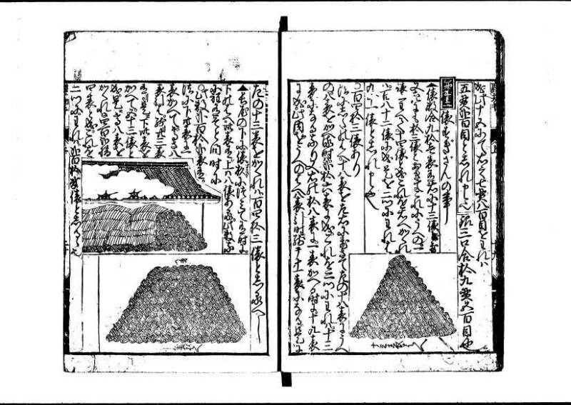 新板(新編)塵劫記 萬治二？ 藤原文庫3622 - ページ 21