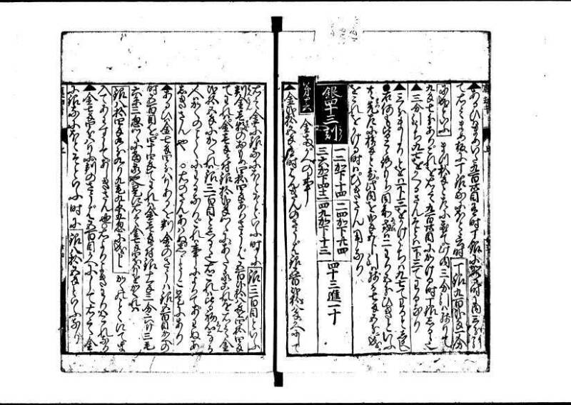 新板(新編)塵劫記 萬治二？ 藤原文庫3622 - ページ 25