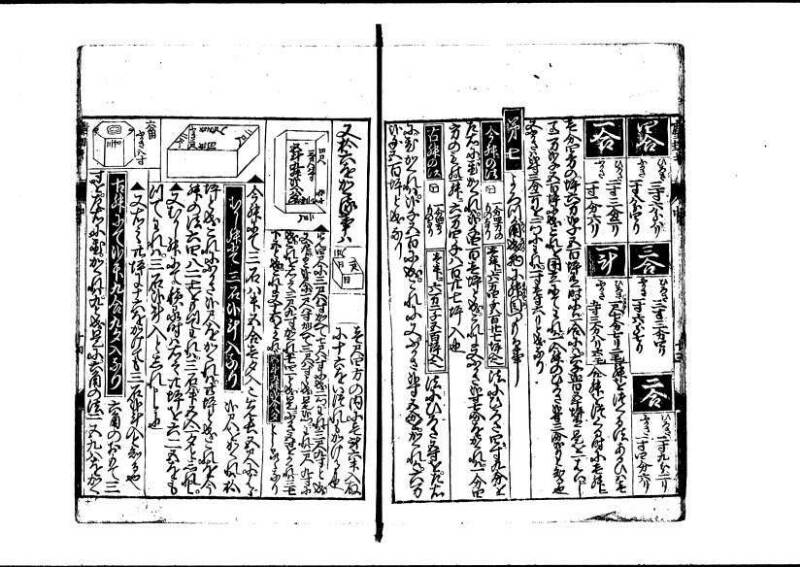 新板(新編)塵劫記 萬治二？ 藤原文庫3622 - ページ 44
