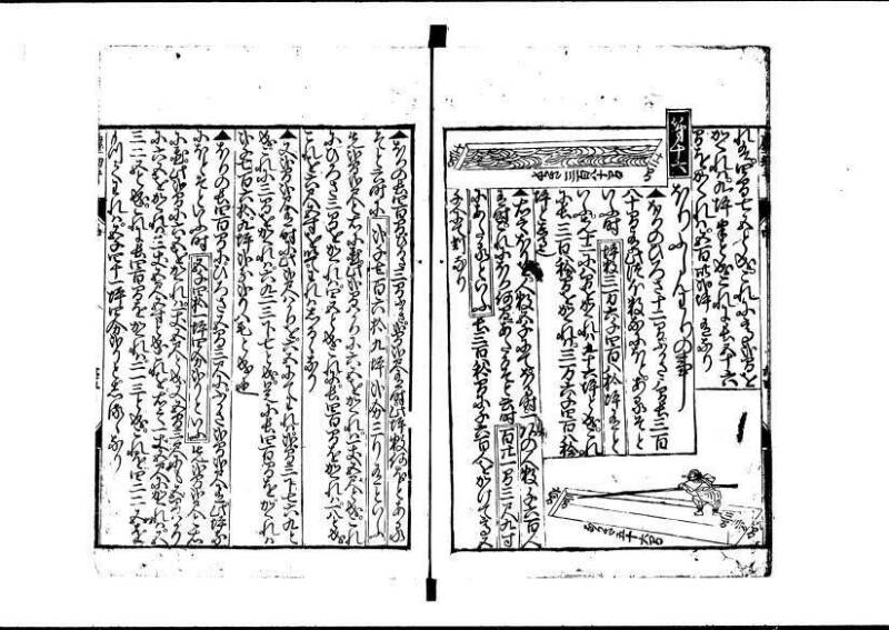 新板(新編)塵劫記 萬治二？ 藤原文庫3622 - ページ 55