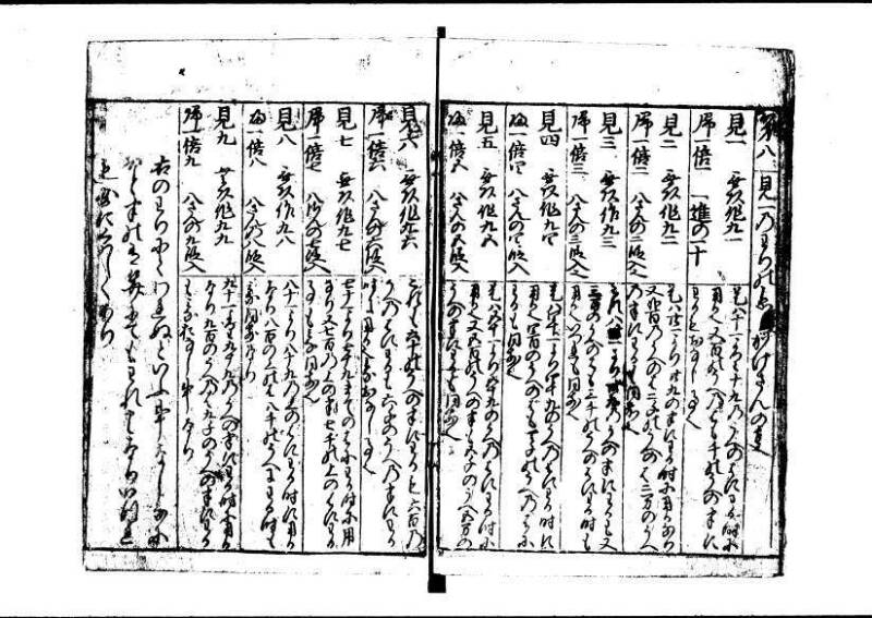 新編(新板)塵劫記 寬文十三 藤原文庫3627 - ページ 11