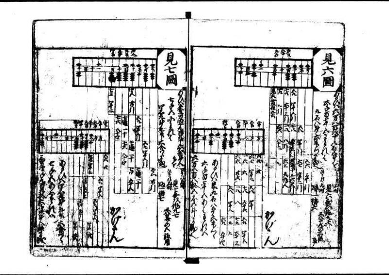 新編(新板)塵劫記 寬文十三 藤原文庫3627 - ページ 15