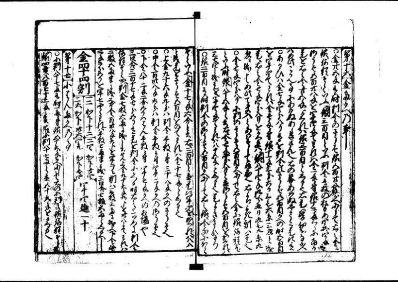 新編(新板)塵劫記 寬文十三 藤原文庫3627 - ページ 25