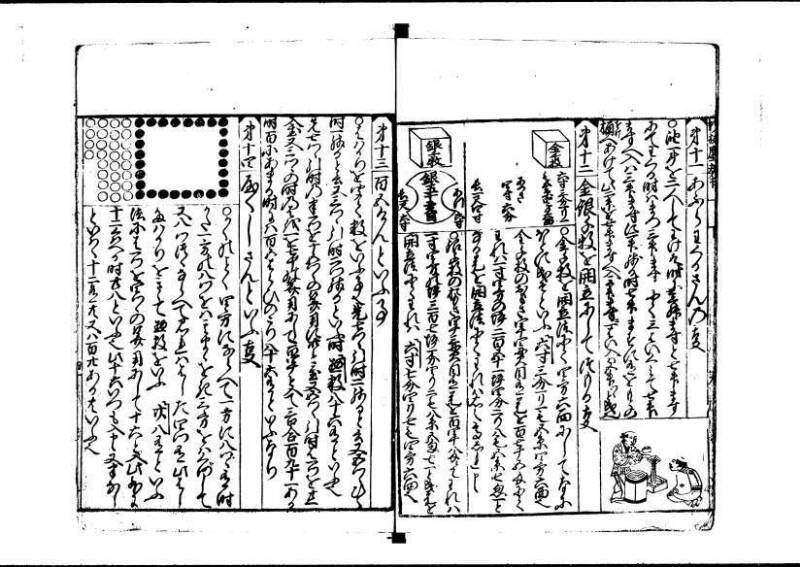 新編(新板)塵劫記 寬文十三 藤原文庫3627 - ページ 38