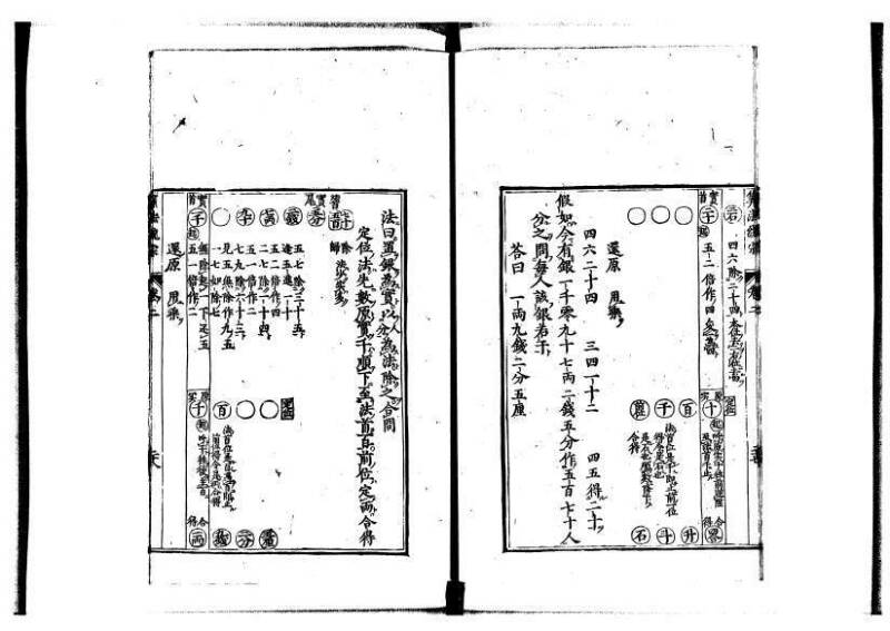 新編直指算法統宗 延寶四 林文庫0026 - ページ 61