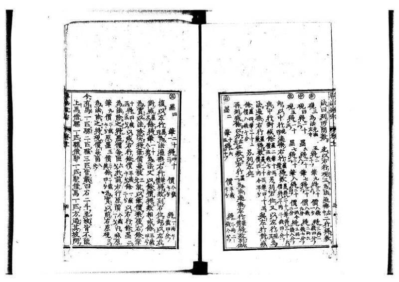 新編直指算法統宗 延寶四 林文庫0026 - ページ 309