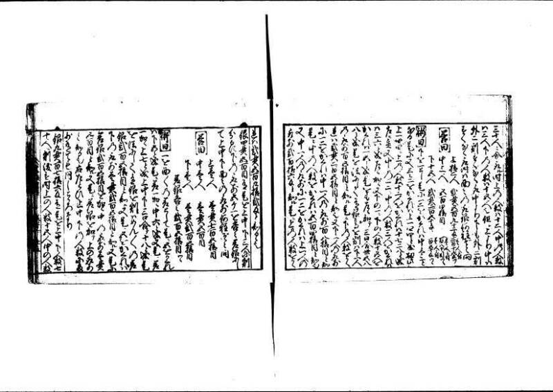 (古今増補)算法重寶記改成 林文庫0066 - ページ 83