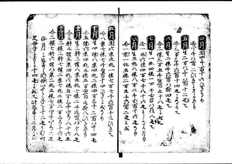 塵劫記 寛永九年 林文庫0545 - ページ 52