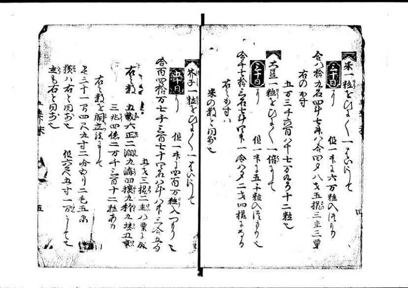 塵劫記 寛永九年 林文庫0545 - ページ 54