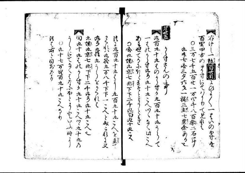 塵劫記 寛永九年 林文庫0545 - ページ 56