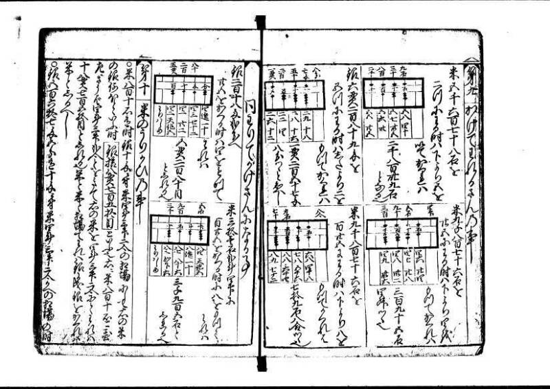 新板(新編)塵劫記 元禄七 林集書1315 - ページ 17