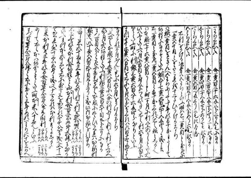 新板(新編)塵劫記 元禄七 林集書1315 - ページ 26