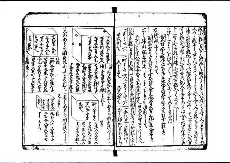 新板(新編)塵劫記 元禄七 林集書1315 - ページ 58