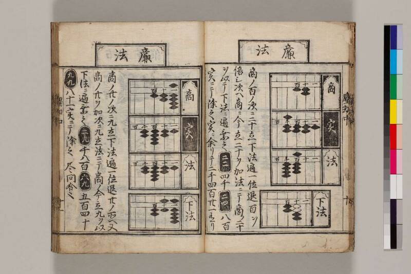 新篇塵劫記（寛永18年遺題本、色刷り、筑波大学100259755） - ページ 14