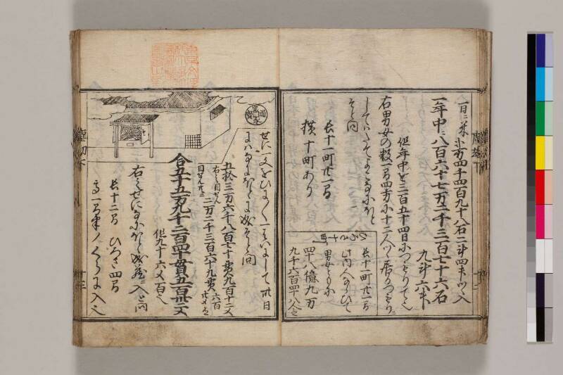 新篇塵劫記（寛永18年遺題本、色刷り、筑波大学100259755） - ページ 74