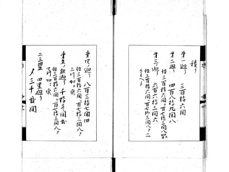方圓秘見集 写本 大正五 日本学士院/和算/589 - ページ 43