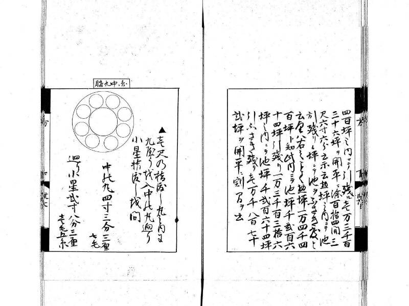 方圓秘見集 写本 大正五 日本学士院/和算/589 - ページ 111