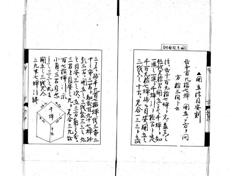 方圓秘見集 写本 大正五 日本学士院/和算/589 - ページ 128